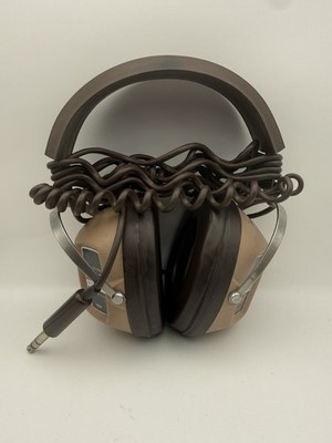 Vintage Realistic KOSS Custom Pro Stereo Headphones Brown MADE IN USA Untested