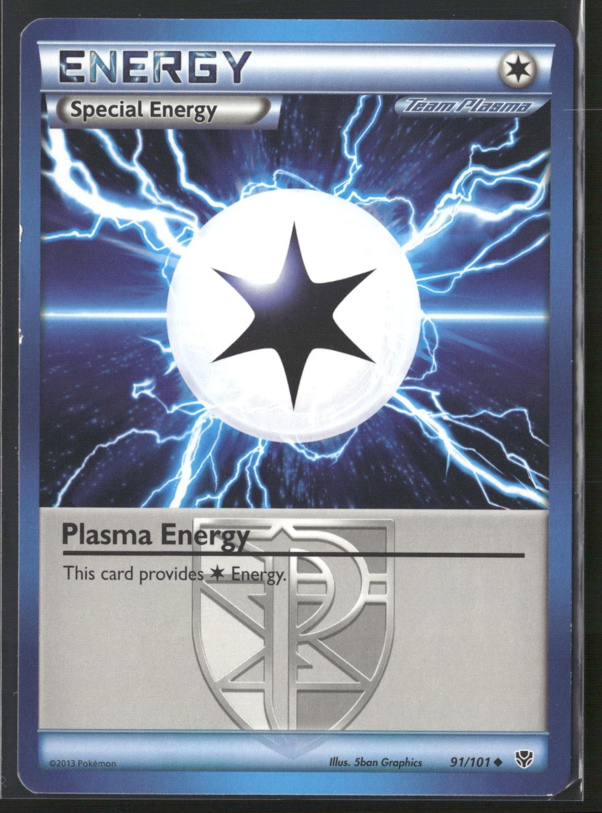 Plasma Energy 91/101 Uncommon Plasma Blast Pokemon Lightly Played