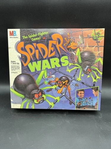 Vintage 1988 SPIDER WARS Game Milton Bradley Complete  Made In USA