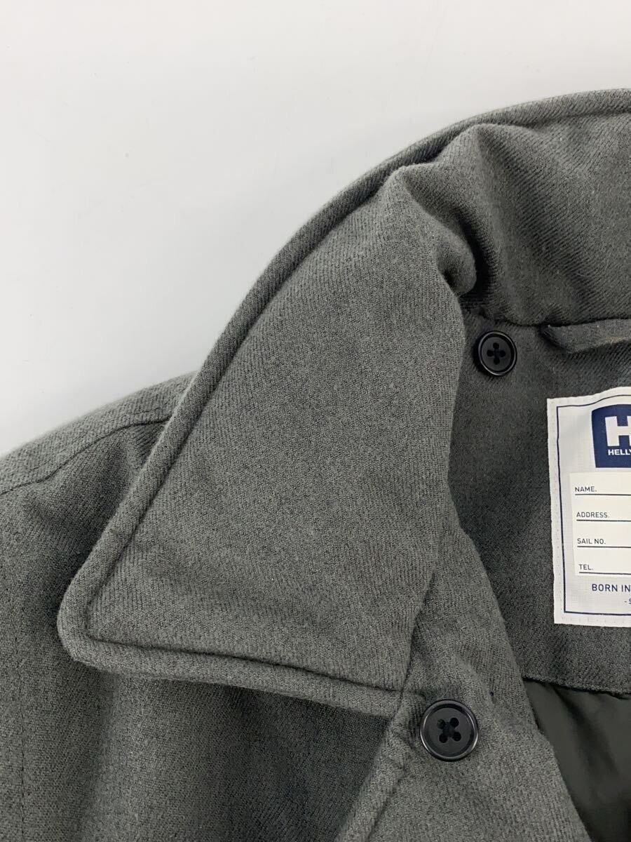 HELly Hansen Coat M Polyester Grey Plain Used - image 7