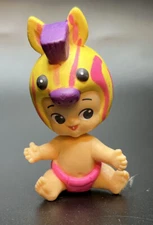 TWOZIES NEON ZAK !!! makers of shopkins!! collectible figure Zebra Purple Yellow