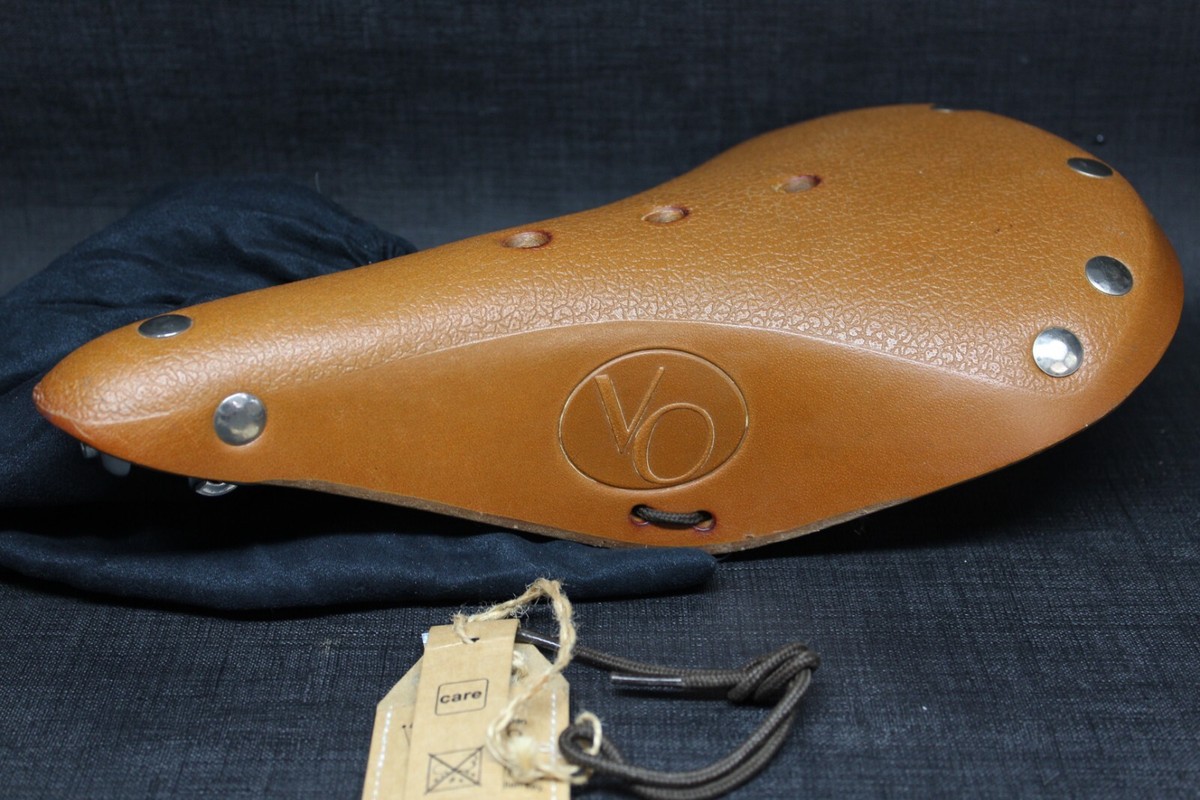 超美品 Velo NEW Orange Bike VO Saddle Bike Leather Touring 3 Model パーツ