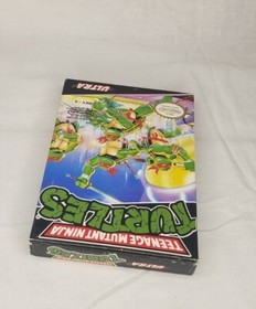 Teenage Mutant Ninja Turtles CIB Complete Nintendo NES 1989 Box VG Condition 