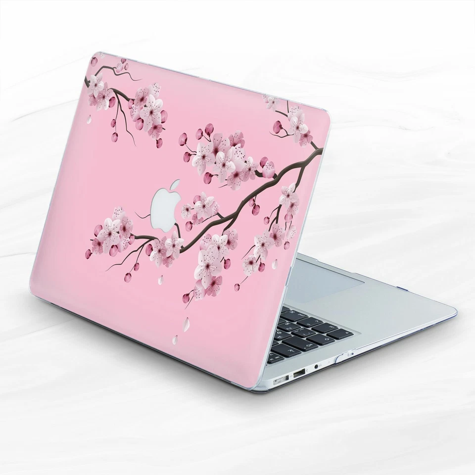 Cherry Blossom Japanese Floral Pink Hard Case For Macbook Air 13 Pro 16 13 14 15 - Image 3 of 4