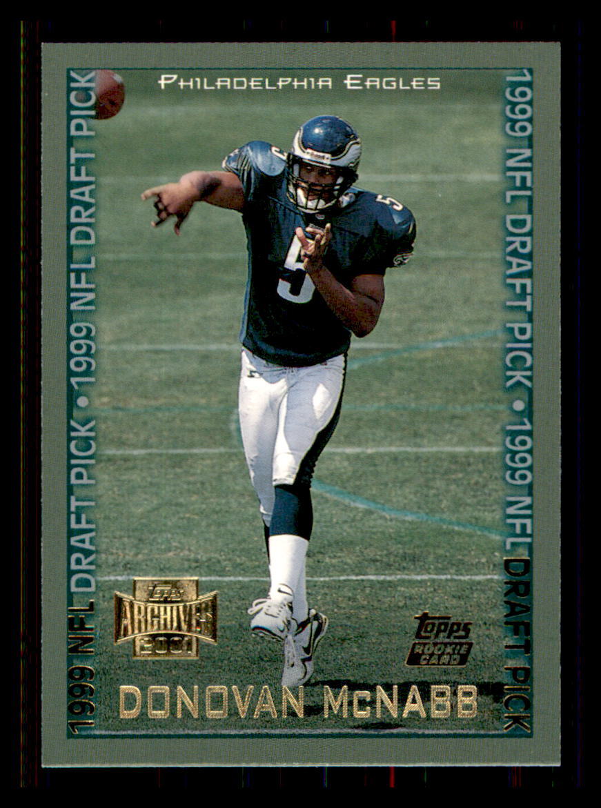 1999 FOOTBALL 1999 Topps Donovan McNabb Philadelphia Eagles #341 1999 DP1
