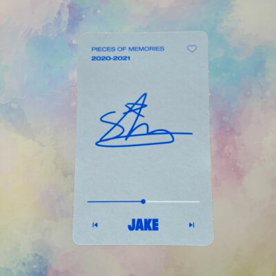 Enhypen Photo card ENHYPEN PIECES OF MEMORIES Photocard EN