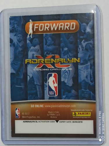 JAYSON TATUM 2017 18 CARD PANINI NBA Adrenalyn XL Rookie C70 CELTICS - Foto 2 di 2