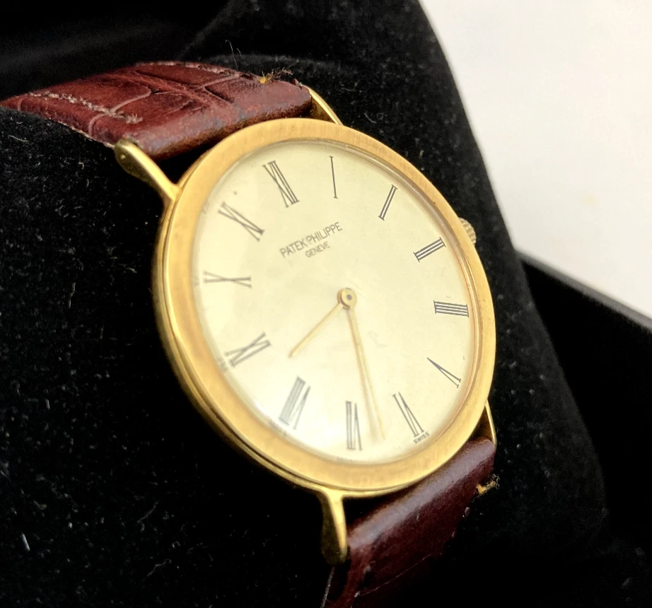 RELOJ CALATRAVA SUIZO PATEK PHILIPPE PARA HOMBRE ORO AMARILLO 18K - RECIÉN REPARADO COMPLETAMENTE