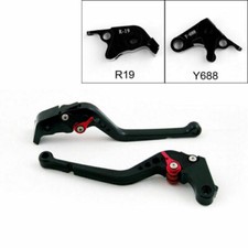 Long Clutch Brake Levers For Yamaha YZF 1000 R1 2009-2014 Black H7