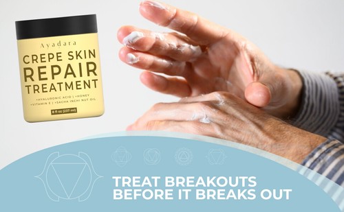 Ayadara Crepe Skin Repair Treatment, Aging & Wrinkle Lotion with Hyaluronic Acid - Picture 11 of 11