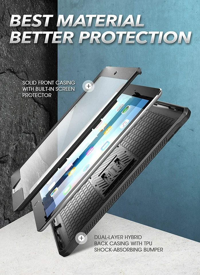 SUPCASE for 2021 New Apple iPad 10.2" DualLayer Case Drop Protection Stand Cover - Image 4 of 4