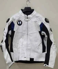 New BMW Motorrad Leather Motorbike Jacket MotoGP BMW Motorcycle Biker Jacket