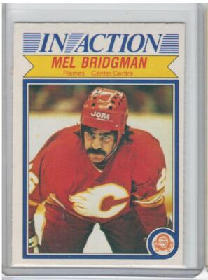 Mel Bridgman 1982-83 O-Pee-Chee #40 Calgary Flames