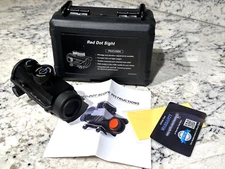 UUQ HD5553 Tactical Reflex Green/Red/Blue 3 MOA Red Dot Sight IOB w/Manual EUC