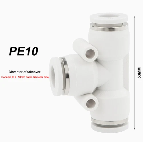 PU/PY/PE Series Tracheal Connector Outer Diameter 4/6/8-16MM For PU/Nylon Hose - Picture 21 of 45