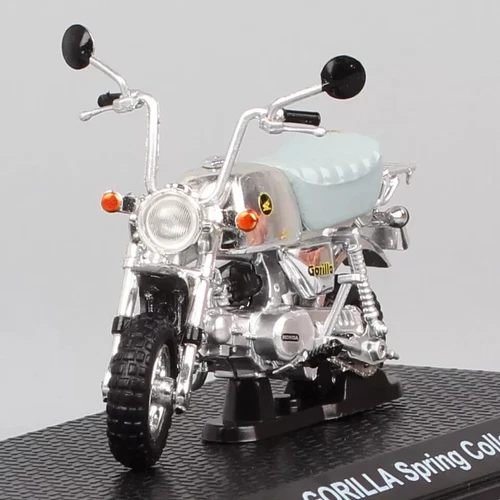 1/24 Tiny Honda Gorilla Spring 1999 Motorcycle Model Diecast Silver - Picture 13 of 13