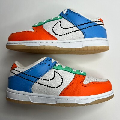 Nike Dunk Low  Nike 101  (PS) DX3364-100 Kids Size 1Y Authentic