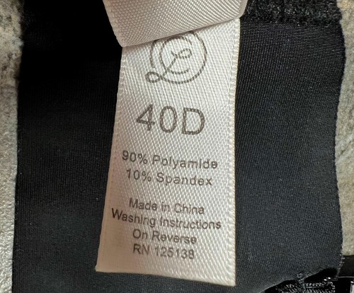 Reggiseno donna CHINESE LAVANDERIA taglia 40D nero Los Angeles ferretto imbottito push up - Foto 8 di 10
