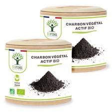Charbon végétal actif Bio - Complément alimentaire - Vegan - 120 gélules
