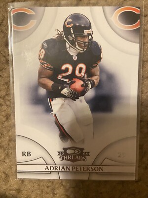 2008 Donruss Threads Adrian Peterson Chicago Bears #114