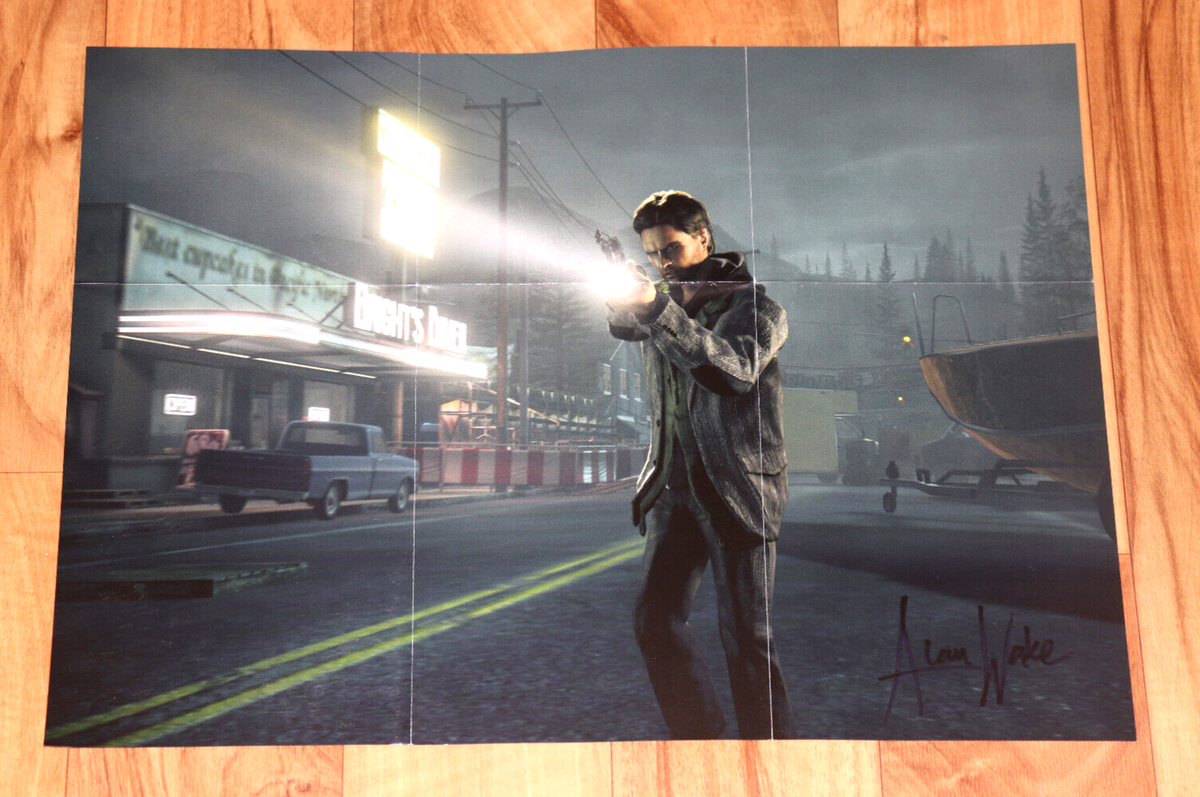 Alan Wake Very Rare Small Poster PS4 Xbox 360 30x40cm | eBay