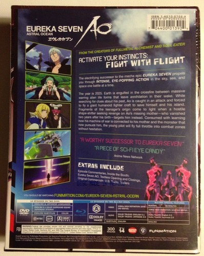 EUREKA SEVEN: AO, Part 1 Limited Edition - MINT NEW SEALED DVD + BLU-RAY SET!! - Picture 2 of 4