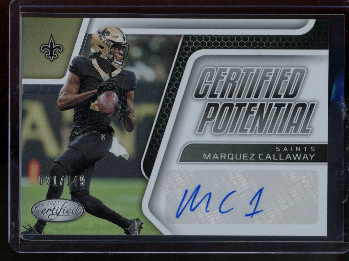 2022 Panini Certified Marquez Callaway Certified Potential Auto /149 #CPS-MCA
