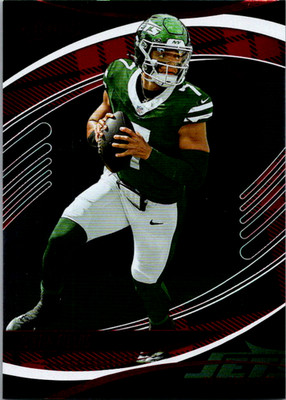 2025 Panini Donruss Football Red Foil JUSTIN FIELDS #3 NEW YORK JETS