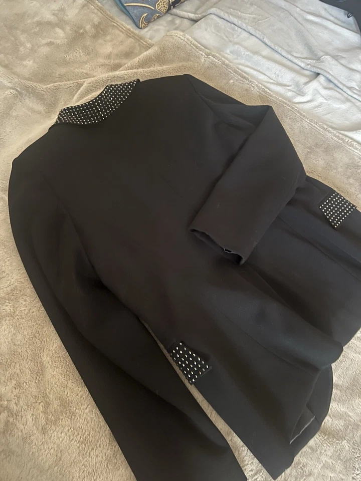 Boston Proper Black Long Sleeve  Suit, Jacket Women's  Size 10 New - Image 4 of 4