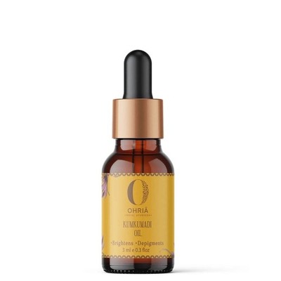 Ohria Ayurveda Kumkumadi Oil For Skin Brightening 3ml