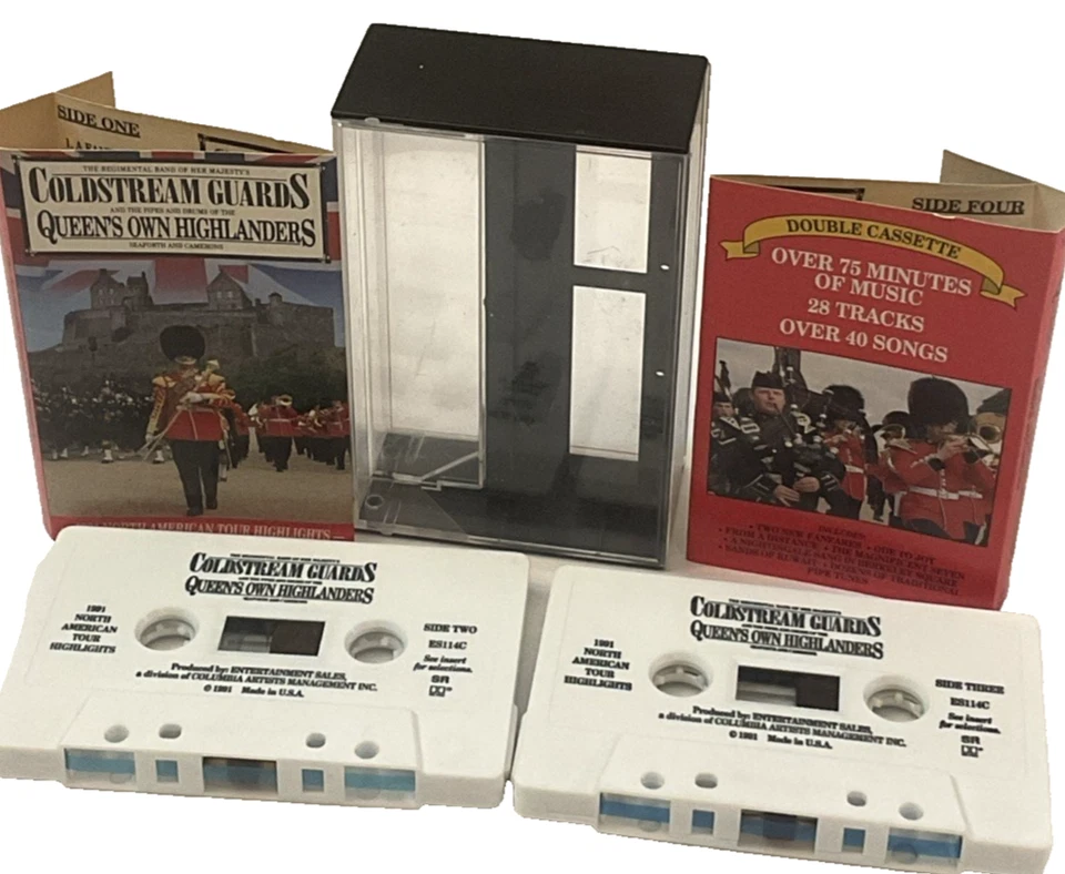 Coldstream Guards Queen's Own Highlanders North American Tour 1991 Cassette Set — 第 2/4 张图片