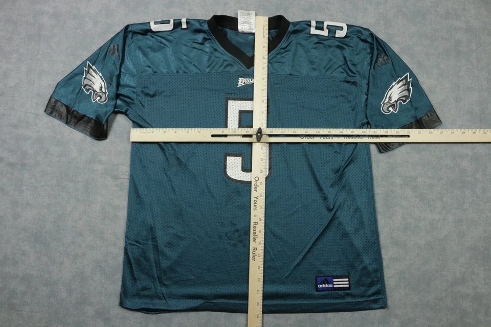 Camiseta de fútbol americano grande de los Philadelphia Eagles para niños de la NFL Donovan McNabb Adidas años 2000 Foto 3 de 4