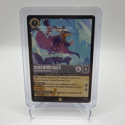 #ad Darkwing Duck Cool Pressure Legendary Lorcana Winterspell 192 204 Non Foil Reg $6.00