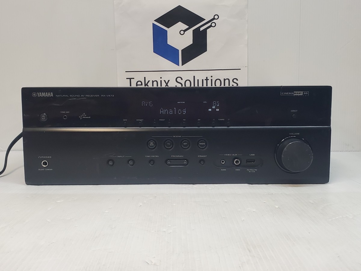 YAMAHA☆5.1chアンプ RX-V473 Yamaha Natural Sound AV 5.1 Channel Receiver RX-V473 Cinema DSP 3D