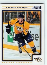 2012-13 Score #279 Gabriel Bourque Nashville Predators
