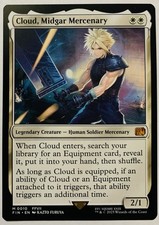 MTG Final Fantasy Magic The Gathering Cloud Midgar Mercenary Mythic M 0010