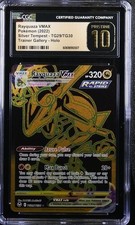 CGC 10 PRISTINE Rayquaza VMAX TG29/TG30 Silver Tempest Trainer Gallery Pokemon