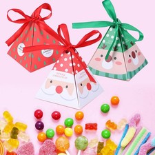12pcs Christmas Candy Box Small Gift Cases Presents Box Chic Xmas Gift Box