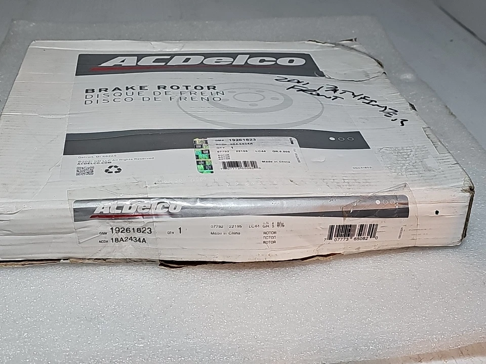 Rotor de freno de disco ACDelco 18A2434A 19261823 para 05-22 Nissan Frontier Pathfinder Foto 4 de 4