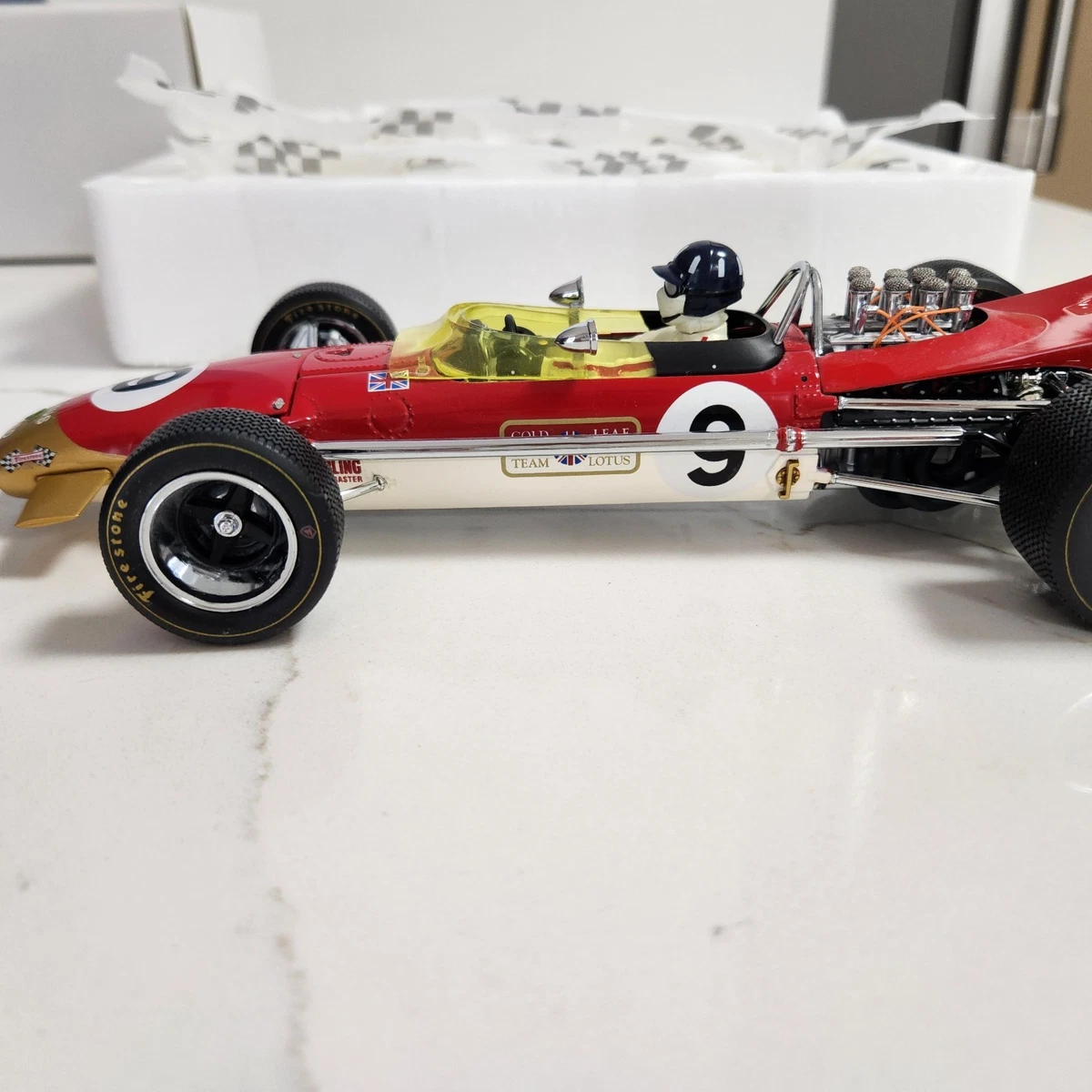 Exoto 1/18 Diecast 97003 - Lotus Ford Type 49 - Graham Hill #5 - Occasion