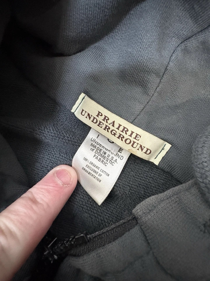 Chaqueta con Capucha Prairie Underground Para Mujer Gris Capa Larga Talla S Gótica Victoriana Foto 4 de 4