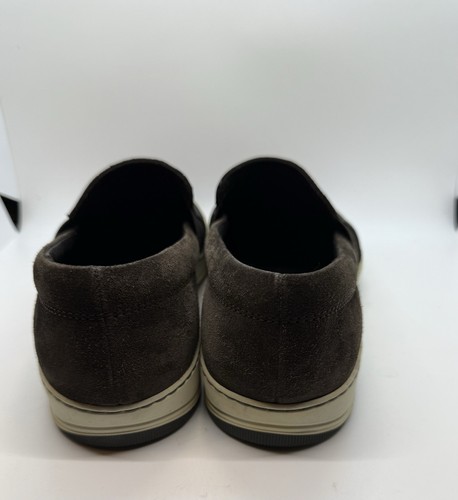 Lanvin Mens Sneakers Slip On Shoes Gray / Brown Size 9 - Picture 4 of 7