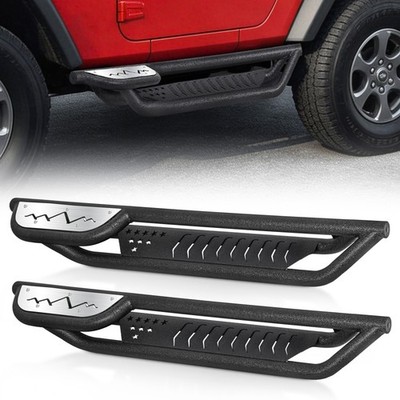Drop Running Board Side Step For 2018-2026 Jeep Wrangler JL JLU 2 Door Nerf Bar