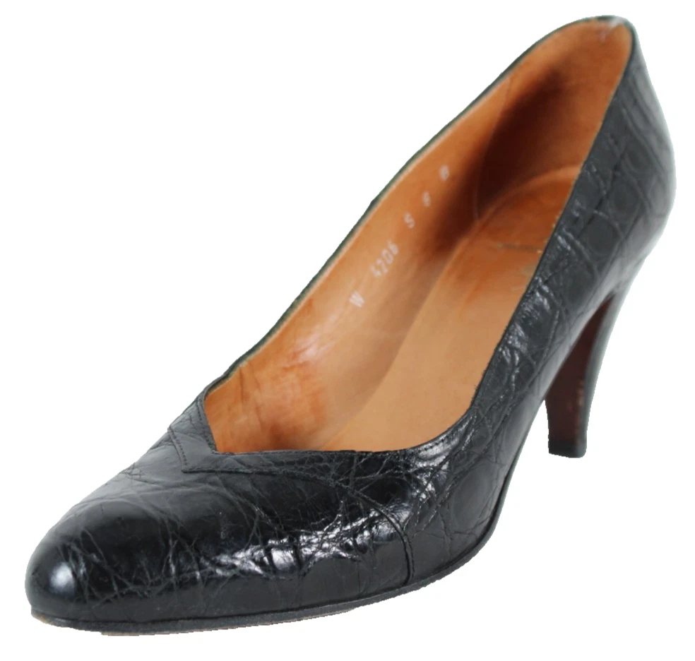CHANEL Leather Upper High (3-3.9 in) Heel Height with Vintage