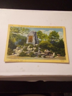 Col Drake Monument Postcard Col Drake Memorial State Park PA View Vintage Unused
