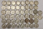 Roll of 50 1964 Silver Roosevelt Dimes $5 Face Value 90% Silver Mixed Mints