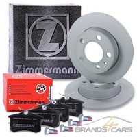Zimmermann Bremsscheiben + BelÄGe Hinten FÜR VW Polo 6R 9N