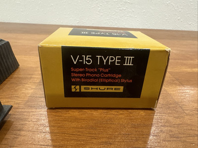 Cellule Phono Shure V15 Type IV – Stéréo Dynétique, Pointe Biradiale Elliptique, Avec Boîte