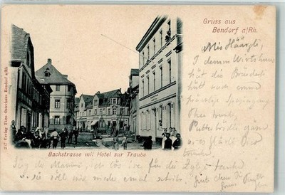 13509457 - 5413 Bendorf Hotel zur Traube Bachstrasse 1900