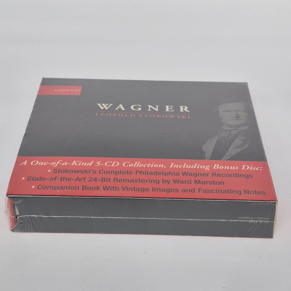 Wagner Leopold Stokowski Philadelphia Orchestra 5-CD Box Set Andante NEW - Image 4 of 4